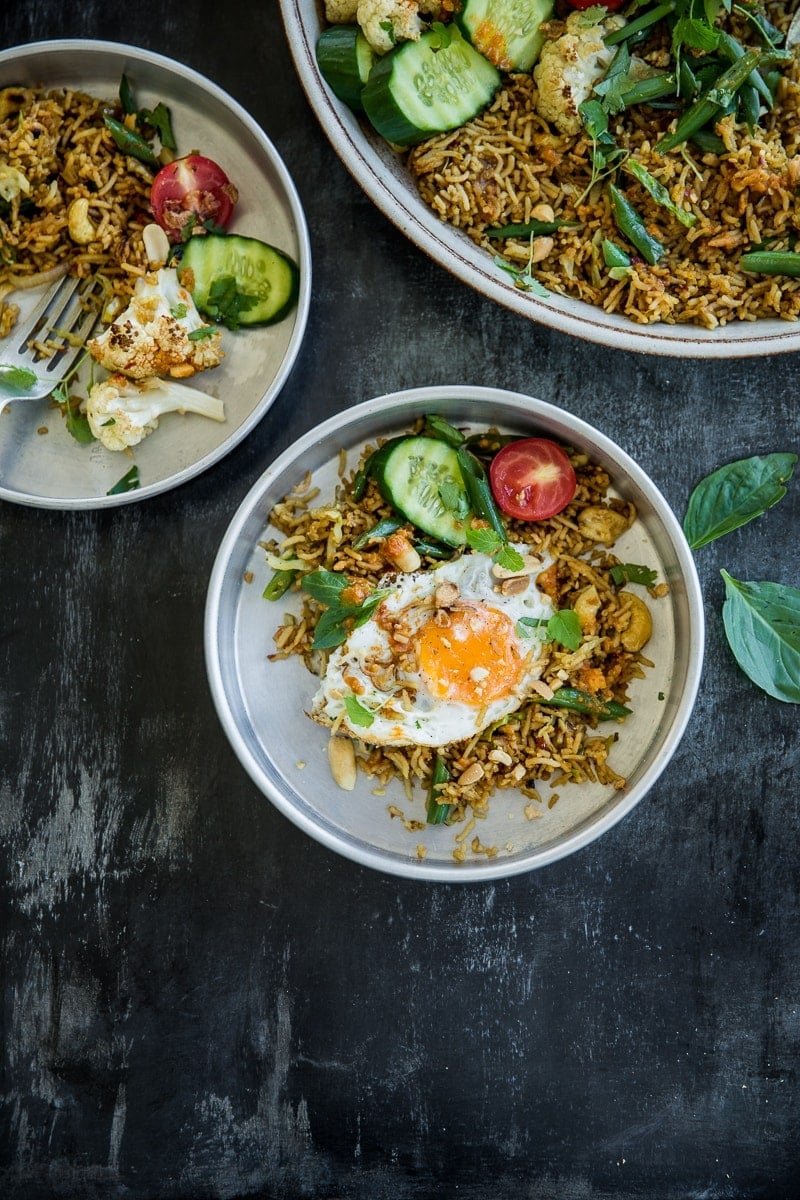 Roasted Cauliflower Nasi Goreng - Cook Republic #glutenfree #vegetarian