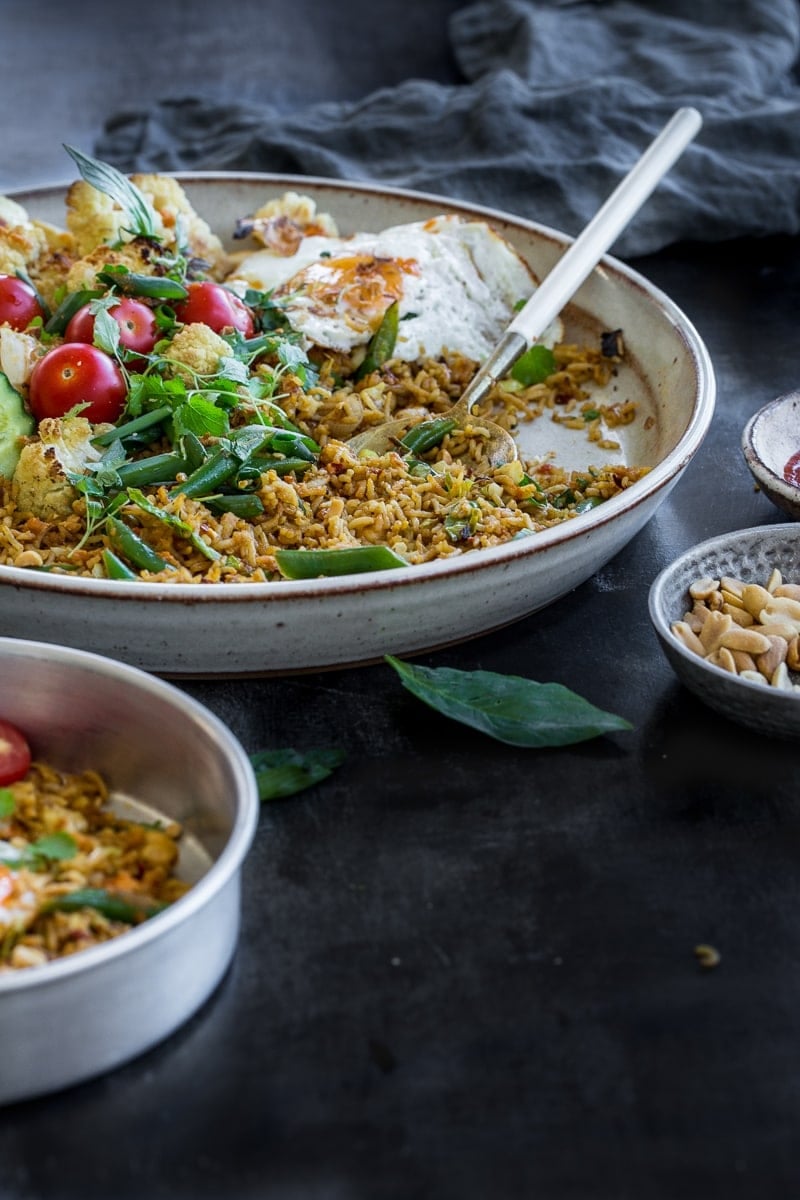 Roasted Cauliflower Nasi Goreng - Cook Republic #glutenfree #vegetarian