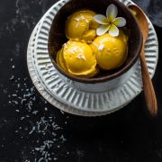 Instant Vegan Mango Ice Cream - Cook Republic #vegan #glutenfree