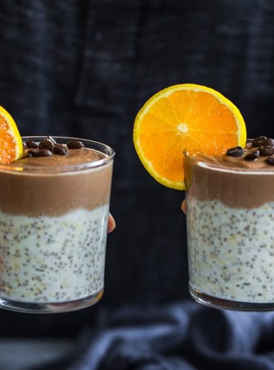 Vegan Coffee Caramel Overnight Oats