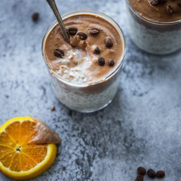 Vegan Coffee And Caramel Overnight Oats - Cook Republic #vegan #breakfast