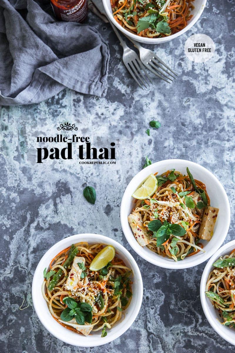Noodle Free Pad Thai - Cook Republic #vegan #glutenfree #vegetarian