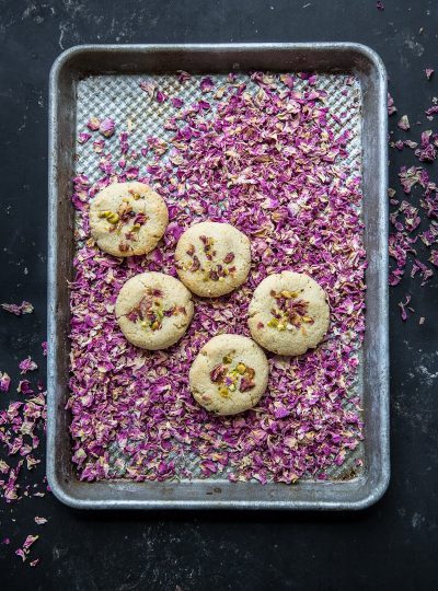 8 Ingredient Vegan Cardamom And Rose Cookies