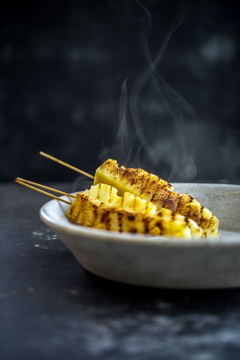 Grilled Cinnamon Pineapple - Cook Republic #vegan #glutenfree #dessert #recipe #foodphotography
