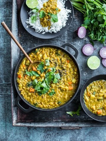 Rainbow Veggie Coconut Dal - Cook Republic #recipe #healthyrecipe #vegan #glutenfree #vegetarian #foodphotography