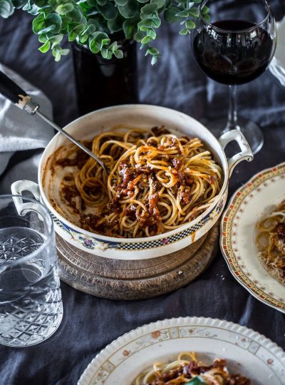 Mushroom And Lentil Vegan Bolognese