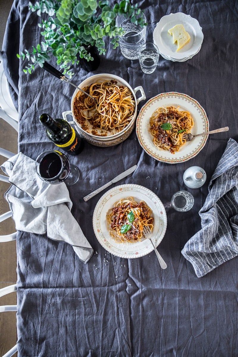 Mushroom And Lentil Vegan Bolognese - Cook Republic #vegan #recipe #healthy #foodphotography