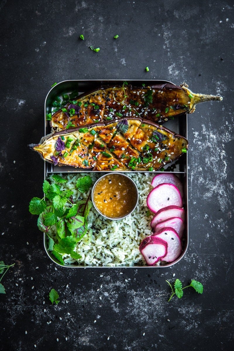 Vegan Miso Glazed Eggplant - Cook Republic #vegan #glutenfree #healthyrecipe