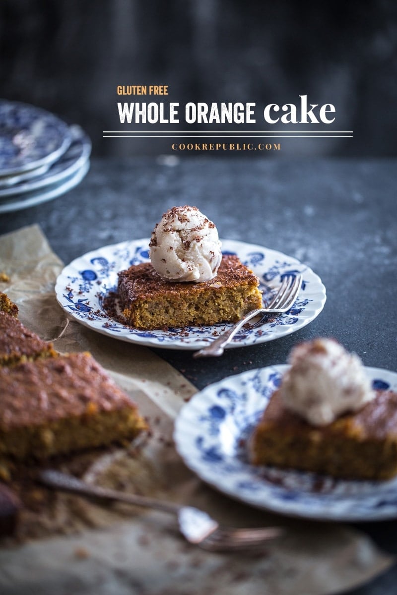 Gluten Free Whole Orange Cake - Cook Republic #glutenfree #foodphotography #healthyrecipe #cake