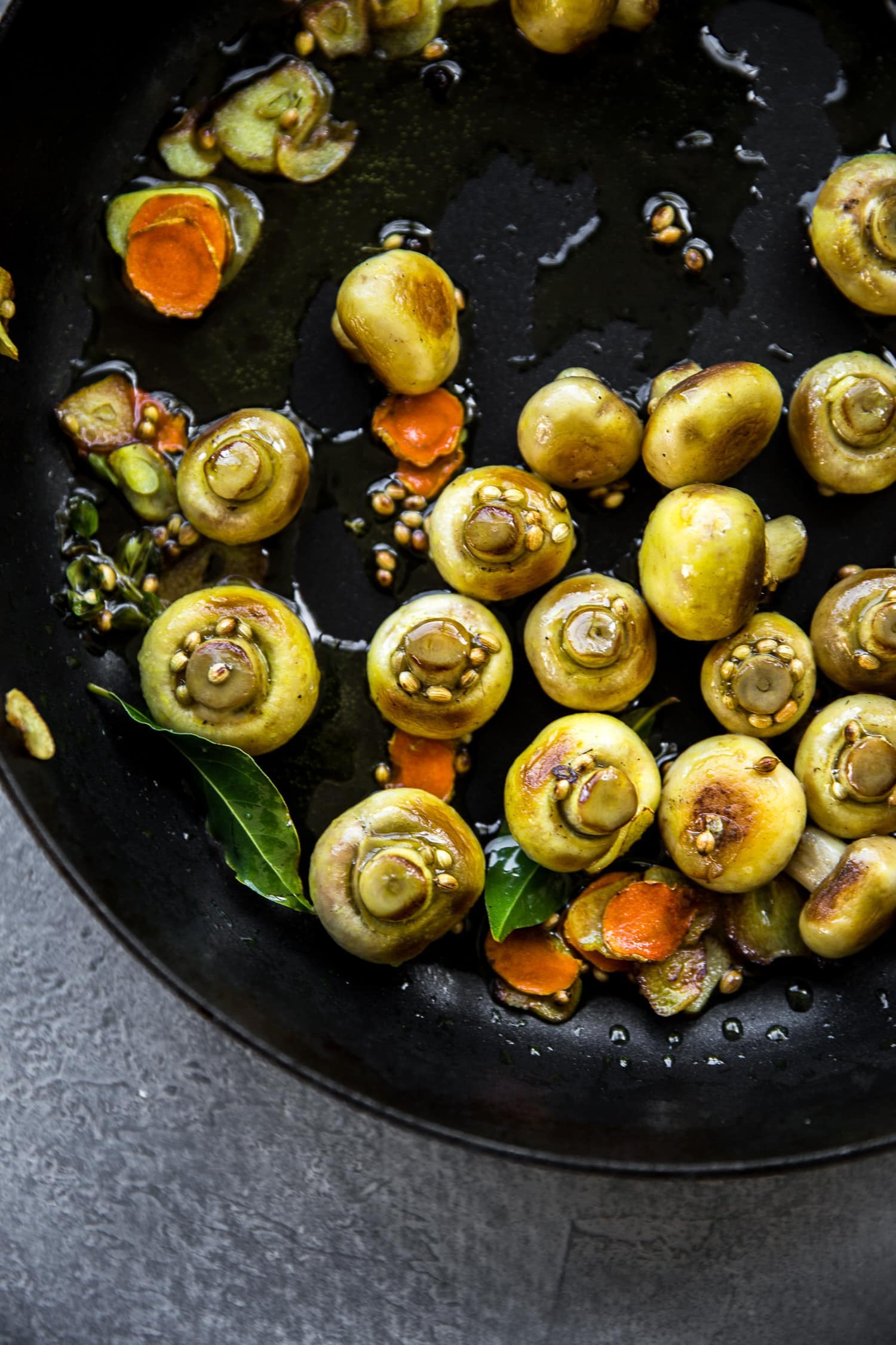 Turmeric Mushroom Pickle - Cook Republic #vegan #glutenfree #healthyrecipe #foodphotography