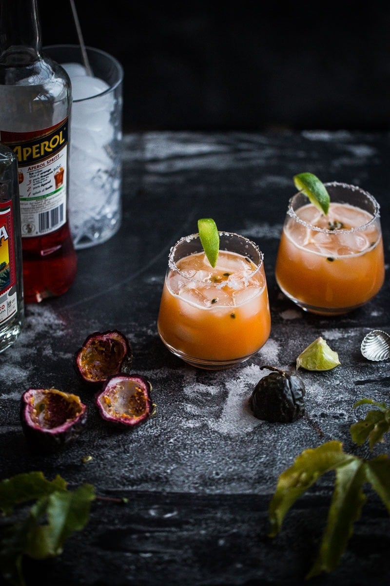 Passionfruit Margarita - Cook Republic #cocktail #vegan #foodphotography