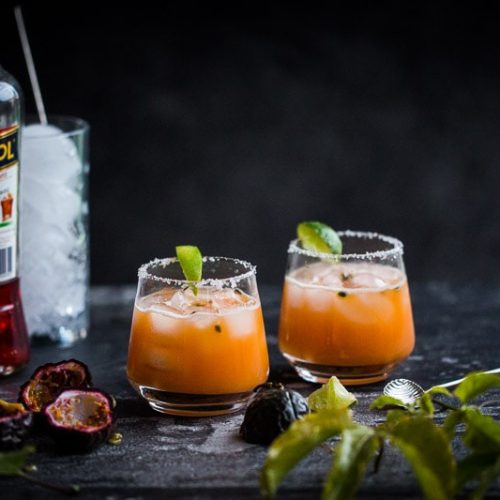 Passionfruit Margarita - Cook Republic #cocktail #vegan #foodphotography