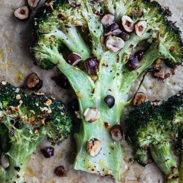 Broccoli Steaks With Garlic And Chilli - Cook Republic / photo, Sneh Roy #foodstyling #foodphotography #vegan #glutenfree