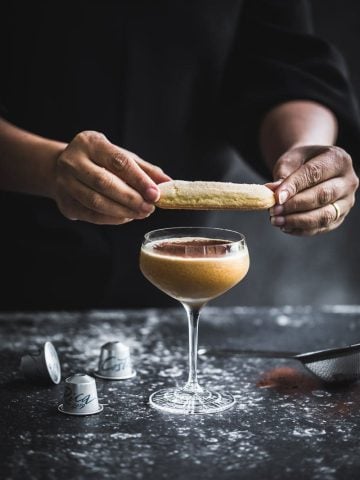 Costa Rica Tiramisu Martini - Cook Republic / photography and styling, Sneh Roy #cocktail #tiramisu #dessert