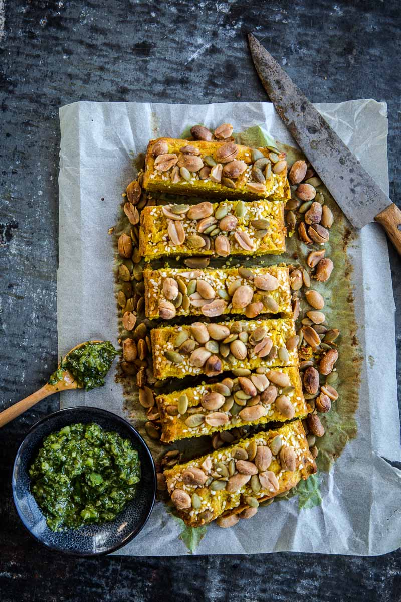 Vegan Chickpea And Veggie Bread - Cook Republic #vegan #glutenfree #healthyrecipe 