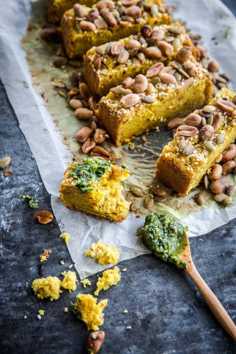 Vegan Chickpea And Veggie Bread - Cook Republic #vegan #glutenfree #healthyrecipe 