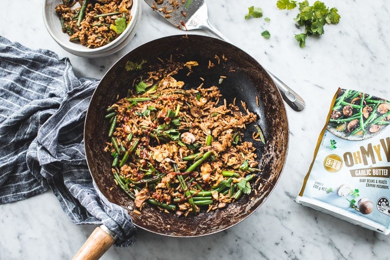 10_min_bean_mushroom_fried_rice02 Cook Republic