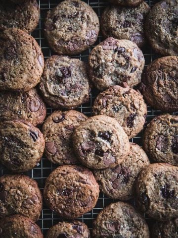 Salted Chocolate Chip Spelt Cookies - Cook Republic #baking #cookies #foodphotography