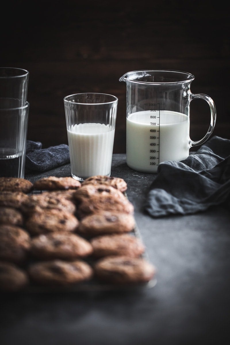 Salted Chocolate Chip Spelt Cookies - Cook Republic #baking #cookies #foodphotography