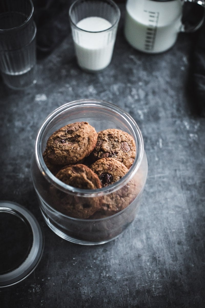 Salted Chocolate Chip Spelt Cookies - Cook Republic #baking #cookies #foodphotography