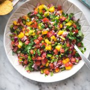 Mango Pico De Gallo - Cook Republic #picodegallo #mexicansalsa #foodphotography #summerrecipe #vegansalad