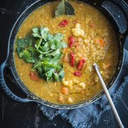 Weeknight Red Lentil Veggie Dal - Cook Republic