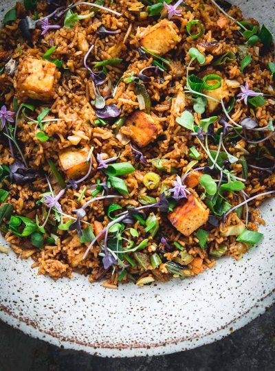 Indian Style Paneer Fried Rice