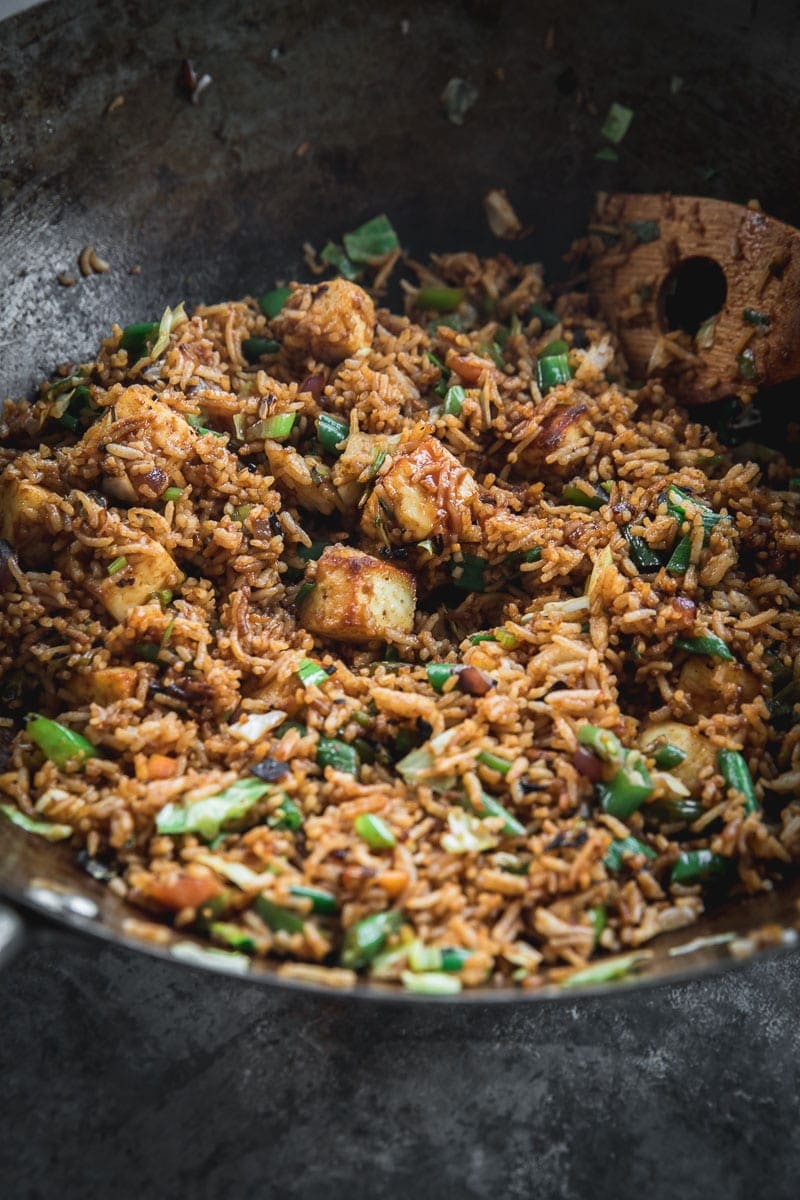 Indian Style Paneer Fried Rice - Cook Republic #glutenfree #vegetarian #paneer #friedrice