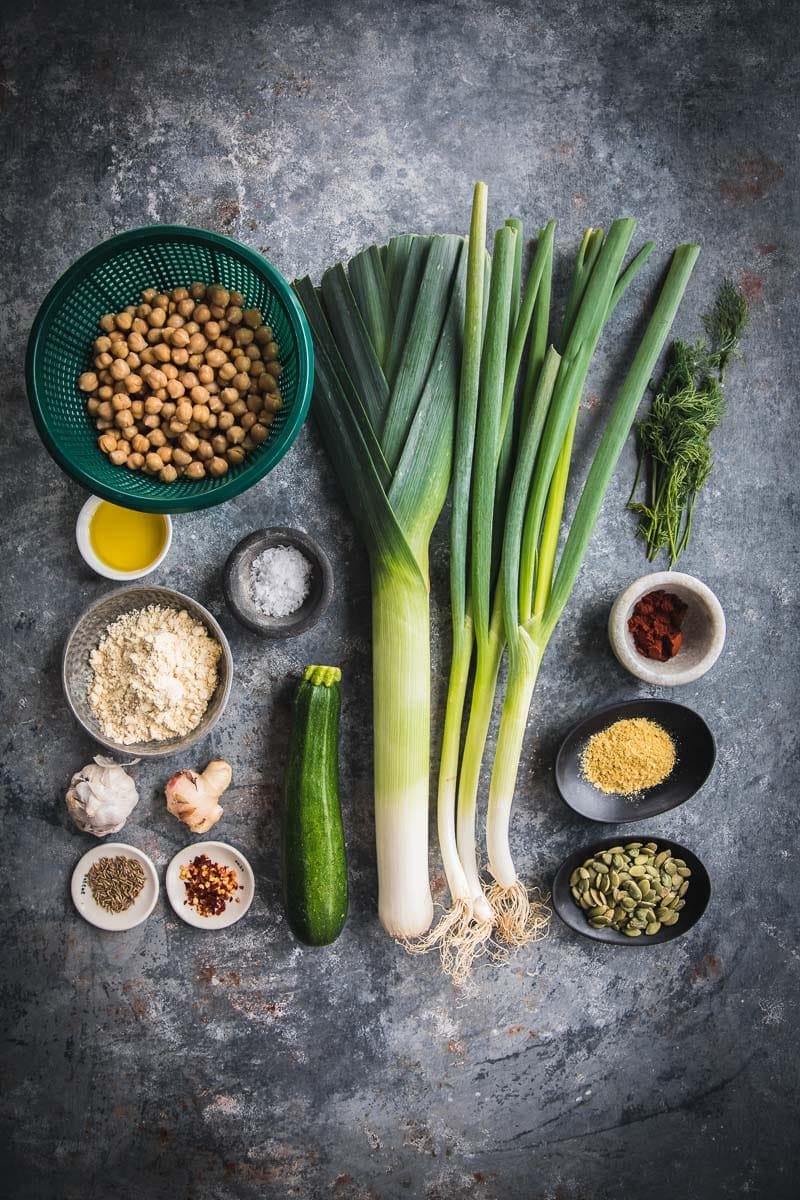 Vegan Chickpea Green Garden Burger - Cook Republic #chickpeaburger #veganburger #zucchiniburger