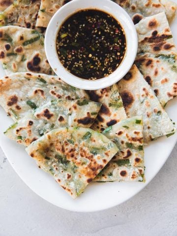 Vegan Chinese Scallion Pancakes - Cook Republic