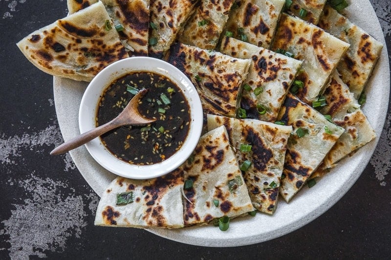 Vegan Chinese Scallion Pancakes - Cook Republic