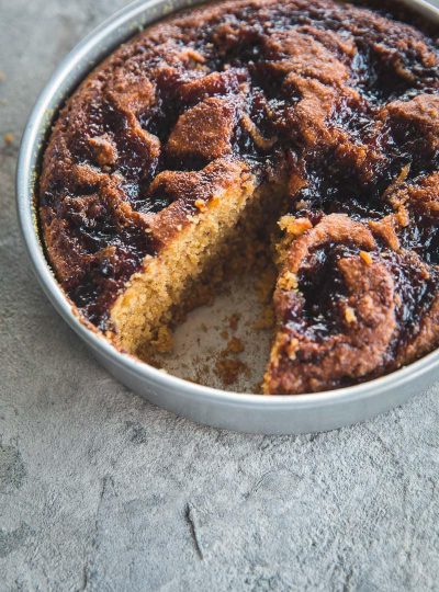 10 Ingredient Gluten-Free Pantry Jam Cake