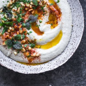 Homemade Baba Ghanoush And Lebanese Flatbread - Cook Republic #yeastbread #babaganoush #flatbread