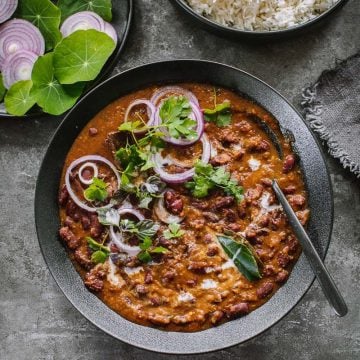 Vegan Rajma Masala (Red Kidney Bean Curry) - Cook Republic