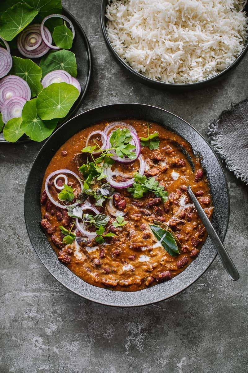 Vegan Rajma Masala (Red Kidney Bean Curry) - Cook Republic