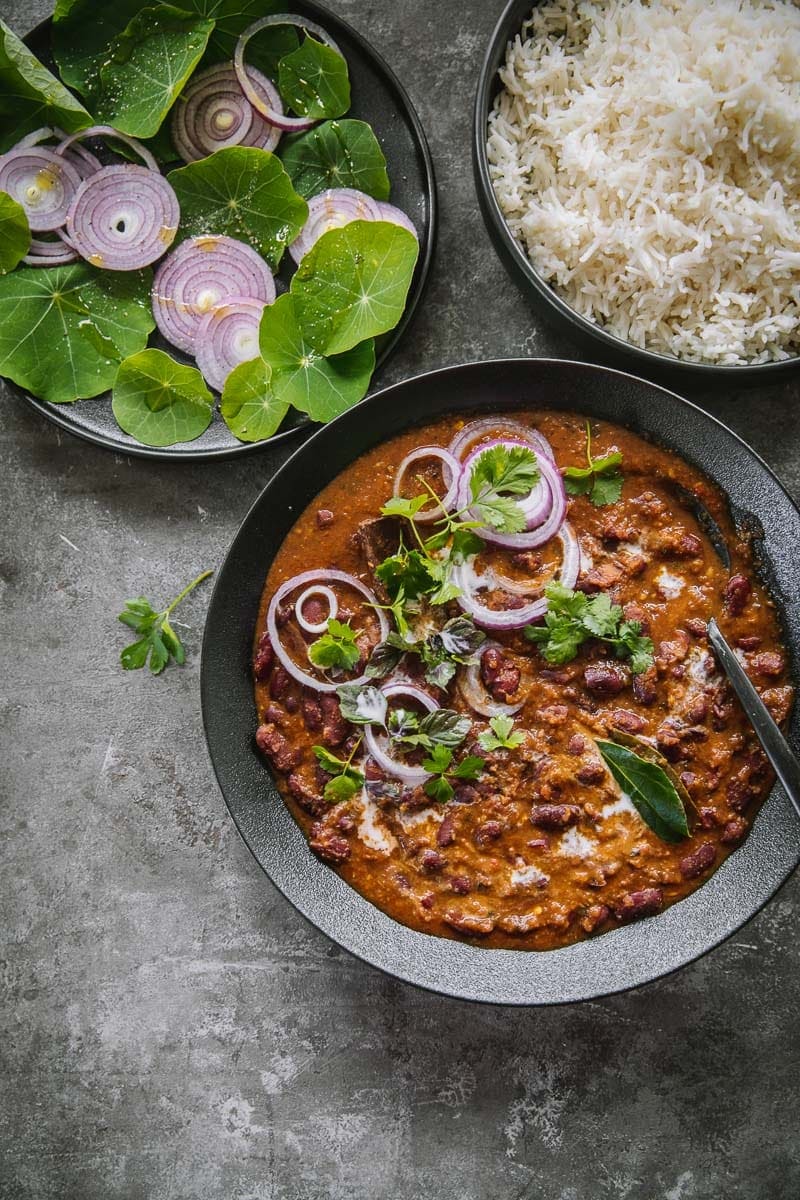 Vegan Rajma Masala (Red Kidney Bean Curry) - Cook Republic