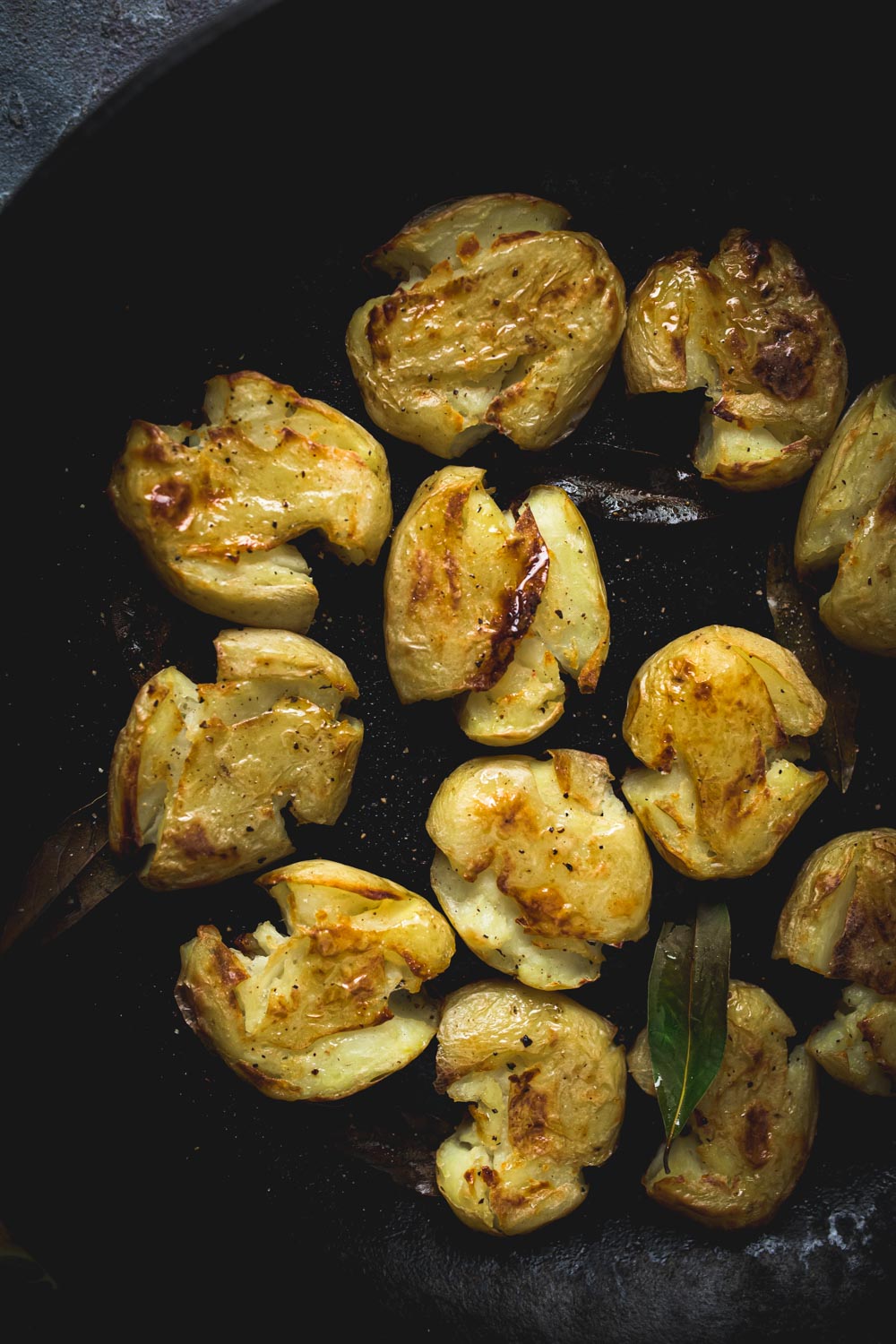 Crispy Bay Roasted Smashed Potatoes With Green Sauce - Cook Republic