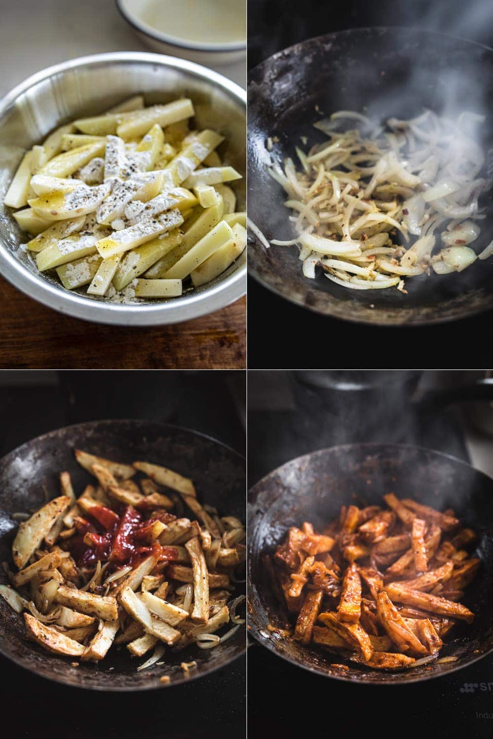 Vegan Chilli Garlic Potatoes - Cook Republic