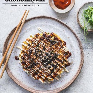 Jackfruit Veggie Okonomiyaki - Cook Republic