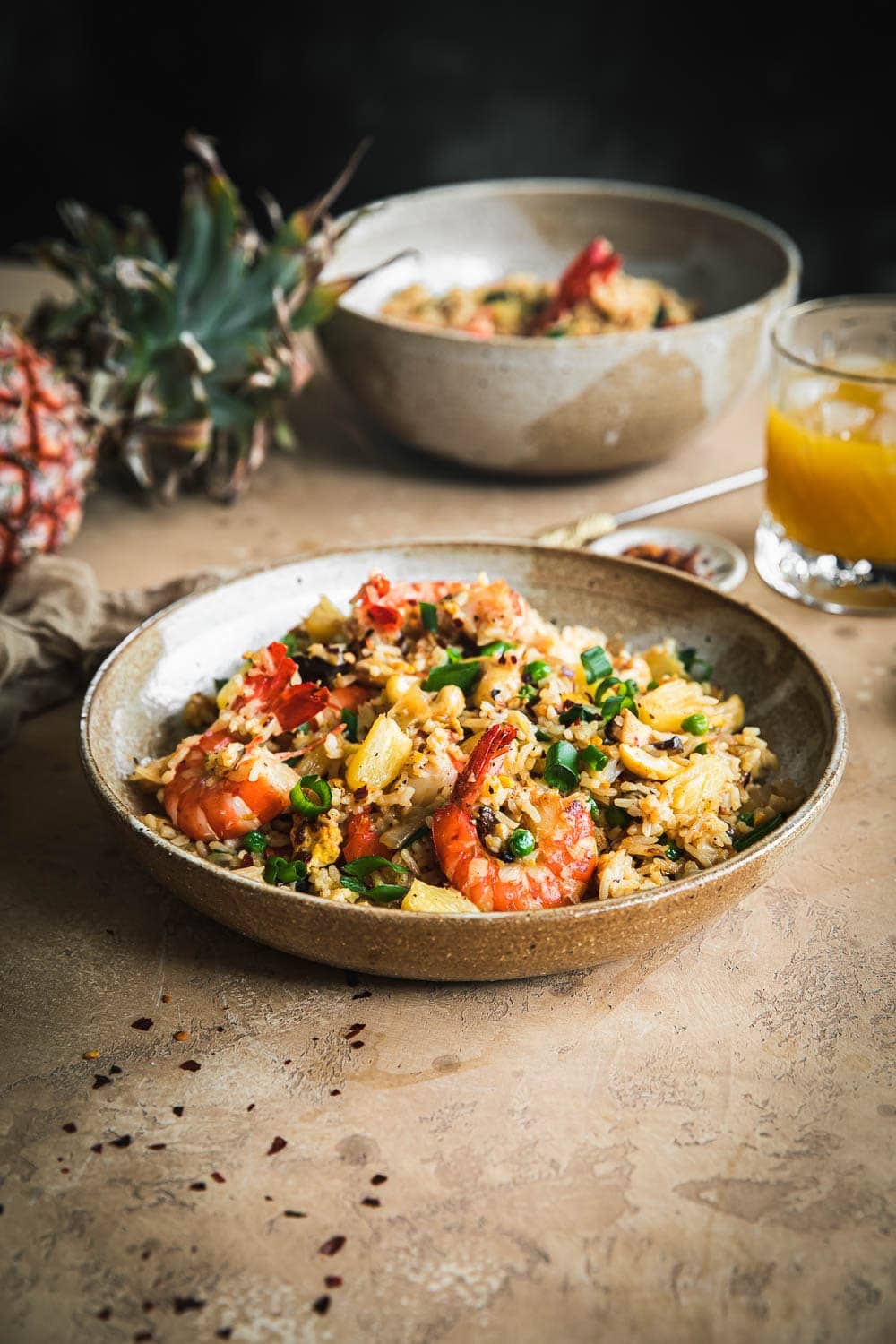 Thai Pineapple Fried Rice - Cook Republic #thairecipe #pineapplefriedrice #glutenfree