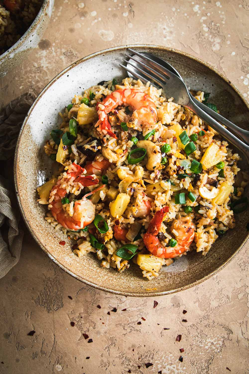 Thai Pineapple Fried Rice - Cook Republic #thairecipe #pineapplefriedrice #glutenfree