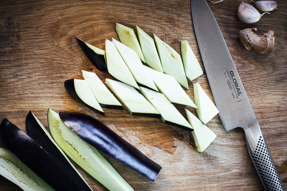 Vegan Chinese Chilli Eggplant - Cook Republic #vegandinner #eggplant #chineserecipe