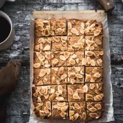 Ginger Almond Slice - Cook Republic #gingerrecipe #gingerslice #slicerecipe