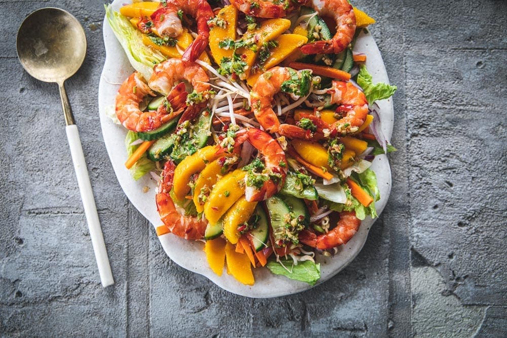 Thai Prawn And Mango Salad