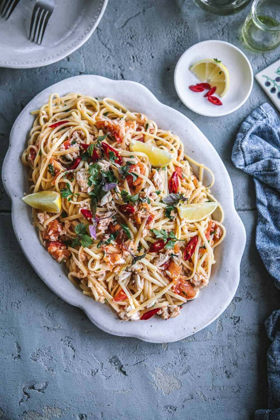 Chilli Crab Linguini - Cook Republic