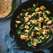 Spinach Garlic Chicken Masala - Cook Republic