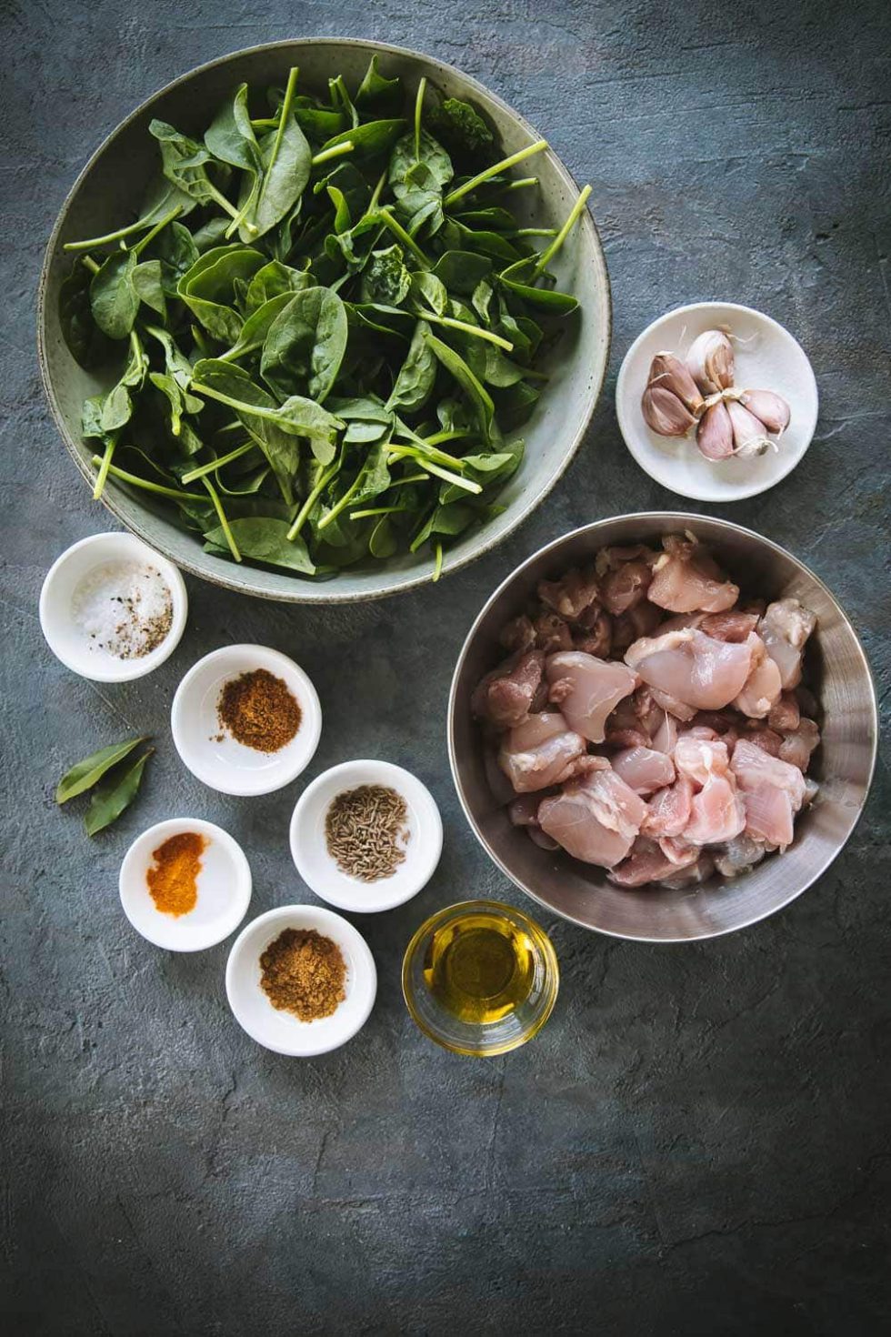 Spinach Garlic Chicken Masala Cook Republic