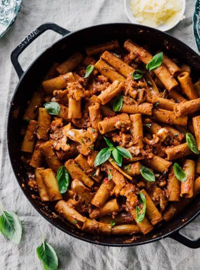 Vegan Cauliflower Vodka Pasta