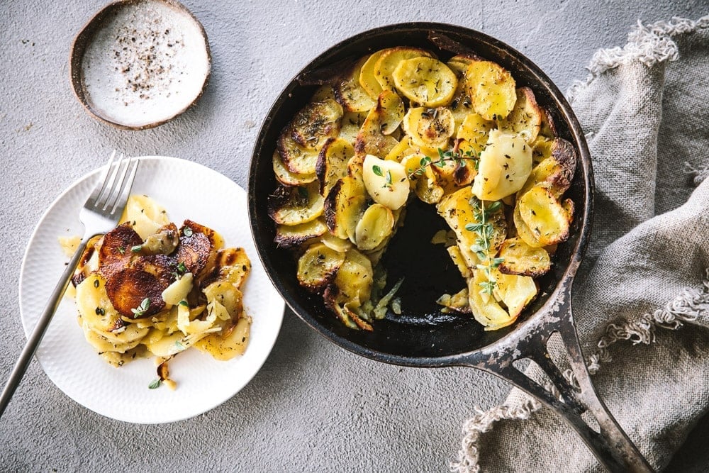 Crispy Vegan Potato Torte - Cook Republic 