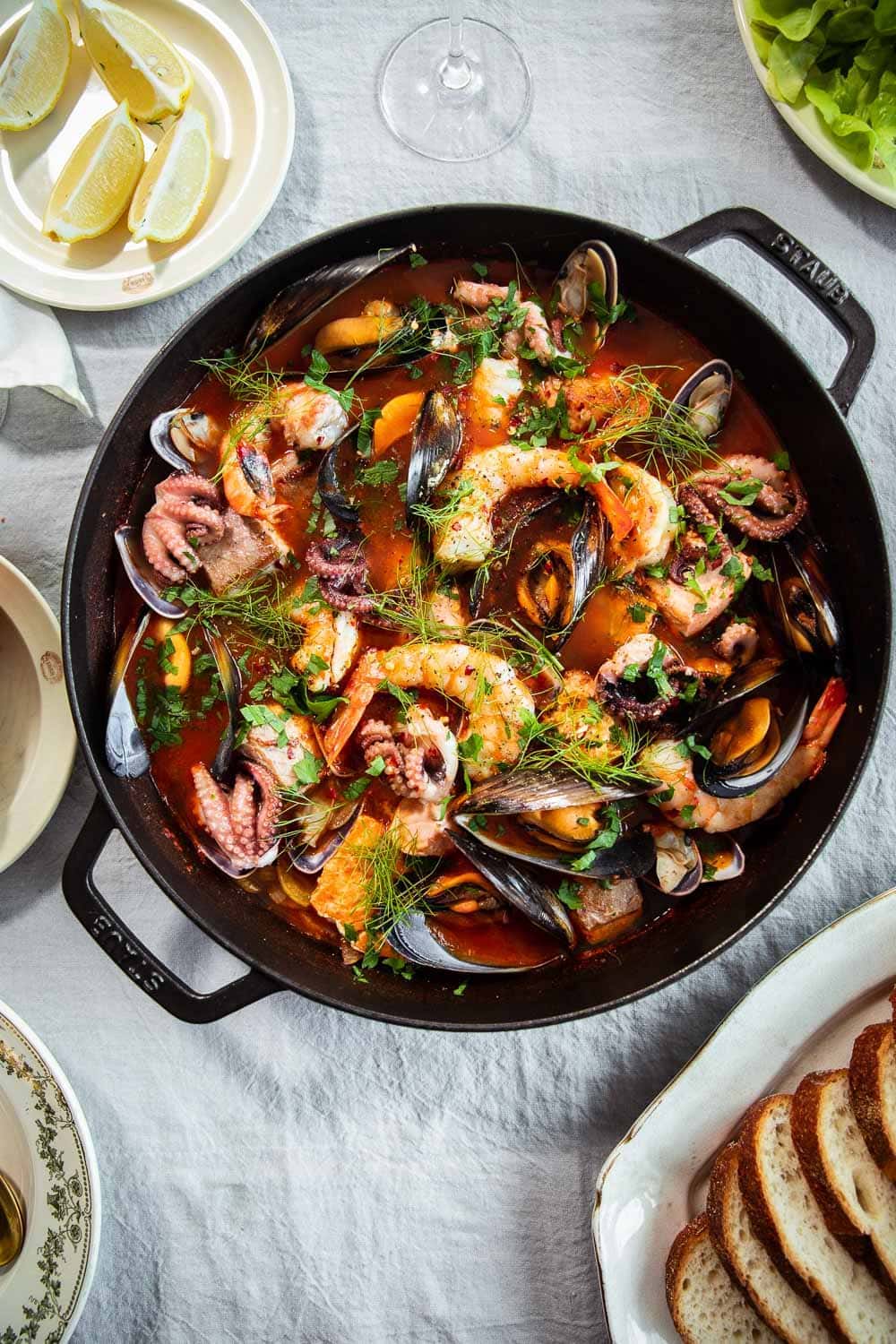 Zuppa Di Pesce - Italian Seafood Soup / Cook Republic #easterrecipe #seafoodsoup #fishrecipe